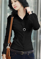 Blusa Feminina Women'S Shirts White Blouse Tops Quality Chiffon Ladies Office Shirts Big Sizes Women Clothing