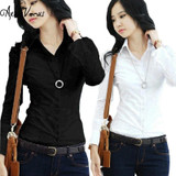 Blusa Feminina Women'S Shirts White Blouse Tops Quality Chiffon Ladies Office Shirts Big Sizes Women Clothing