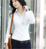 Blusa Feminina Women'S Shirts White Blouse Tops Quality Chiffon Ladies Office Shirts Big Sizes Women Clothing