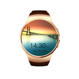 Bluetooth KW18 Smart Watch Connected WristWatch for Samsung HTC Huawei LG Xiaomi Android Smartphones Support Sync Call Messager
