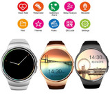 Bluetooth KW18 Smart Watch Connected WristWatch for Samsung HTC Huawei LG Xiaomi Android Smartphones Support Sync Call Messager