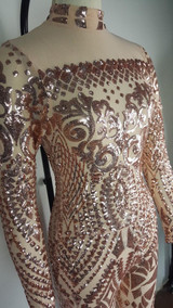 Blue Rompers Womens Jumpsuit Romper Sexy Gold Geometric Tattoo Sequin Jumpsuit Women Long Sleeve Sequined Women Bodysuit Catsuit