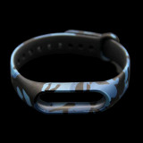 Blue Camouflage Strap for Xiaomi for Mi Band 2 Smart Wristband Silicone Belt for Miband 2 Replacement Band