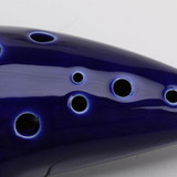 Blue 12 Holes Ocarina Kiln-fired Ceramic Alto C Legend of Zelda Zelda Ocarina Flute of Time Jingdezhen action figure toys