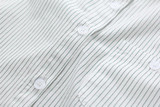 Blouses White Shirt Women Blouse 2018 New Autumn Cotton Stripe Long Sleeve Shirts Ladies Tops Female Clothing S-XL