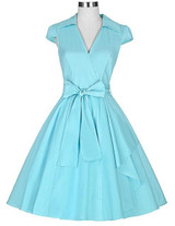 Belle Poque 2017 Audrey Hepburn Summer Dresses Women Vintage Swing Robe Rockabilly Housewife Retro 50s Pinup Dress Vestidos