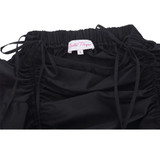 Belle Poque 2017 Gothic Style Skirt Women Sexy Fishtail Slim High-Low Asymmetric Ruffle Vintage Steampunk Clothing Cotton Skirts