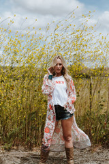 Pretty Please Floral Duster Kimono