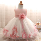 Pretty Baby Girl Wedding Dress Toddler Baptism Dresses For Baby Girl 1-2 Birthday Party Dress Floral Bebes Christening Gowns