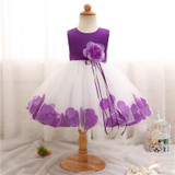 Pretty Baby Girl Wedding Dress Toddler Baptism Dresses For Baby Girl 1-2 Birthday Party Dress Floral Bebes Christening Gowns
