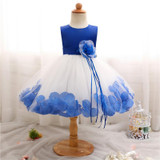 Pretty Baby Girl Wedding Dress Toddler Baptism Dresses For Baby Girl 1-2 Birthday Party Dress Floral Bebes Christening Gowns