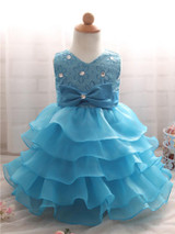 Pretty Baby Girl Fluffy Indant Christening Gowns Baby Girl 1 Year First Birthday Party Dresses For Girls Kids Vestido Infantil
