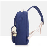 Preppy Style 2017 Cute Deer Printing Women Backpack Canvas Bagpack Set School Backpacks For Teenage Girls Mochila