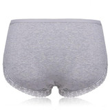 Pregnant Maternity Comfortable Low Waist Cotton Briefs Lace Trimmed Underwear Panties