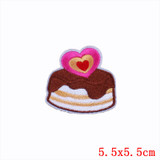 Prajna Anime Heart Patch Unicorn Rainbow Owl Patch Cartoon Iron On Patches Kids DIY Cute Sewing Embroidered Patches For Clothing