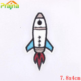 Prajna Anime Heart Patch Unicorn Rainbow Owl Patch Cartoon Iron On Patches Kids DIY Cute Sewing Embroidered Patches For Clothing