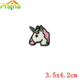 Prajna Anime Heart Patch Unicorn Rainbow Owl Patch Cartoon Iron On Patches Kids DIY Cute Sewing Embroidered Patches For Clothing