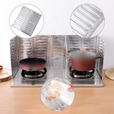 Practical Splatter Screens Home Kitchen Stove Foil Plate Prevent Oil Splash Cooking Baffle Easy Clean Kitchen Accessories DIY