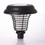 Practical LED Solar Powered Outdoor Yard Garden Lawn Anti Mosquito Insect Pest Bug Zapper Killer Trapping Lantern Lamp Light