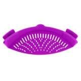 Practical Home Restaurant Kitchen Safe Silicone Food Strainer Portable Space-saving Size Funnel Strainer Cooking Accessories