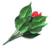 Practical Anthurium, green potted anthurium flowers indoor green plants balcony office desktop artificial flowers bonsai