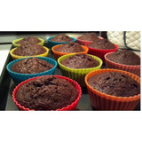 Practical 12 pcs Silicone Cake Cupcake Cup Cake Tool Bakeware Baking Silicone Mold Cupcake and Muffin Cupcake for DIY