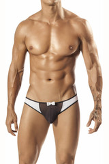 PPÜ Black/White Tuxedo Jockstrap