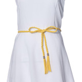 2017 New Korean PU Leather Tassel Women Belts Thin Ceinture Waist Belt Rope Beautiful Waist Decorations Female Belts