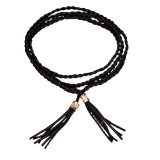 2017 New Korean PU Leather Tassel Women Belts Thin Ceinture Waist Belt Rope Beautiful Waist Decorations Female Belts
