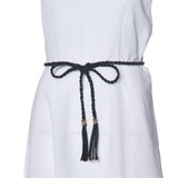 2017 New Korean PU Leather Tassel Women Belts Thin Ceinture Waist Belt Rope Beautiful Waist Decorations Female Belts