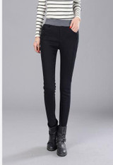 2017 NEW Jeans Women Spring Pants High Waist Thin Slim Elastic Waist Pencil Pants Fashion Denim Trousers 3 Color Plus Size