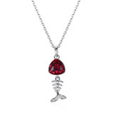 Sterling Silver Necklace with Swarovski Crystals