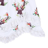 2017 new hot baby girl Christmas dress baby girl kids children dress kids Christmas outfits lace Christmas dress for girls kids