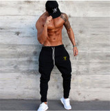 2017 New High Quality Trousers Jogger skinny Men Pants Fitness Bodybuilding Pants For Mens Brand Clothing Sweat Trousers Britche