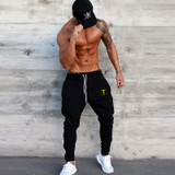 2017 New High Quality Trousers Jogger skinny Men Pants Fitness Bodybuilding Pants For Mens Brand Clothing Sweat Trousers Britche