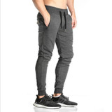 2017 New High Quality Jogger Pants Men Fitness Bodybuilding Gyms Pants For Runners Clothing Autumn Sweat Trousers Britches