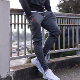 2017 New High Quality Jogger Pants Men Fitness Bodybuilding Gyms Pants For Runners Clothing Autumn Sweat Trousers Britches