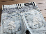2017 New High Quality Design Fashion Men Biker Jeans Slim Stretch Straight Denim Vintage Jeans Men Skinny Mens Motorcycle Jeans