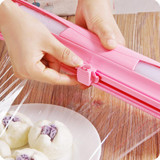 2017 New Good Household Cling Film Cutter With Stainless Steel Blade Wrap Dispenser Preservative Foil Film Cutter kitchen Tools