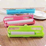 2017 New Good Household Cling Film Cutter With Stainless Steel Blade Wrap Dispenser Preservative Foil Film Cutter kitchen Tools