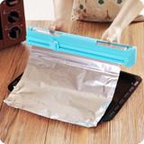 2017 New Good Household Cling Film Cutter With Stainless Steel Blade Wrap Dispenser Preservative Foil Film Cutter kitchen Tools