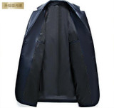M--3XL        HOT 2017 Winter Men New Leisure Fashion lapel  Inclined  Coat