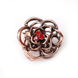 M MISM Retro Rose Hair Claw Clip with Rhinestone Hair clips Hair Accessories for Women crab for hair G372