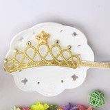 M MISM New Children Hair Accessories Princess Tiara scrunchy Headband Baby Crown Headwear Star Crown Toddler Elastic Headband