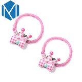 M MISM New 1pair Girls Hairband Gum for Hair Accessories Kids Rope Hair Bands Ponitail Holder Scrunchy Elastic Rubber Band