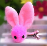 M MISM 2017 New Girls Hair Clips Kawaii Rabbit Ear Hair Clip Cute Hairpins Fashion Kids Clips Barrettes Accessories Ten Colors