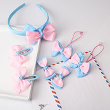 M MISM 1 Set Cartoon Butterfly Baby Girl Hair Clip bowknot Hairpin Toddler Kid Children Hair Accessories Headwear Hair Hoop