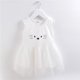 LZH 2017 Summer Baby Girls Dresses Christening Princess Tutu Dress Infant Party Dresses 1 Year Birthday Dress Baby Girls Clothes
