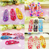 LYSUMDUOE 100pcs BB Hair Clip Fashion Hair Accessories Kids Hairpins Bow Princess Flower Accessory Barrette Cute Hairgrips Girl