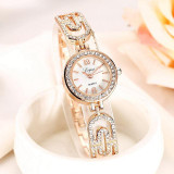 Lvpai Fashion Watches Bracelet Diamond Alloy Wristwatches Women Dress Watches Luxury Gift Women Rose Gold Silver Quartz Watch
